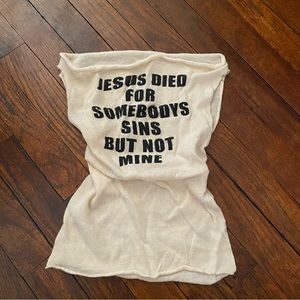 Archive patti smith quote byskinny sleeveless cloth crop top